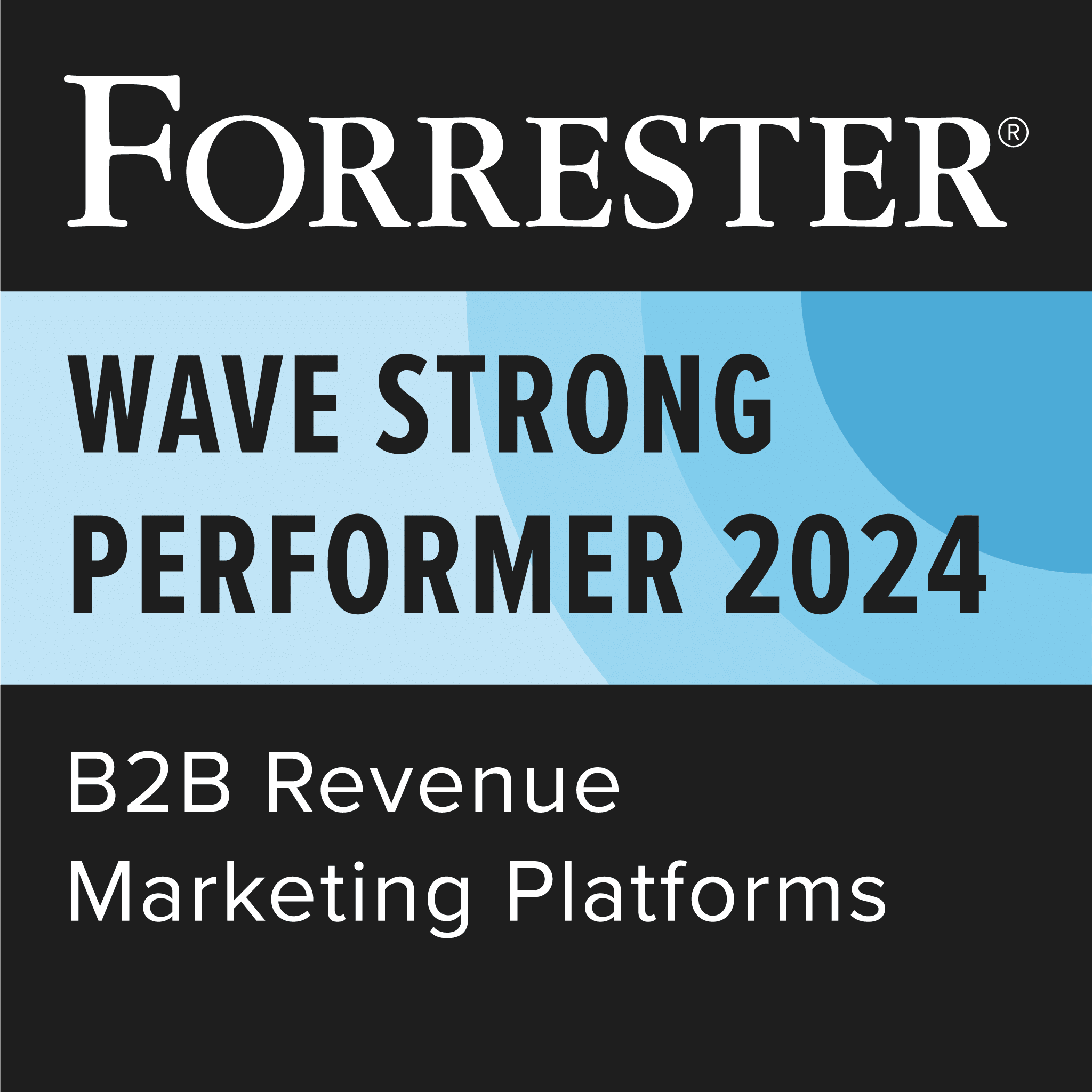 Forrester Wave Strong Performer 2024 B2B Revenue Marketing Platforms